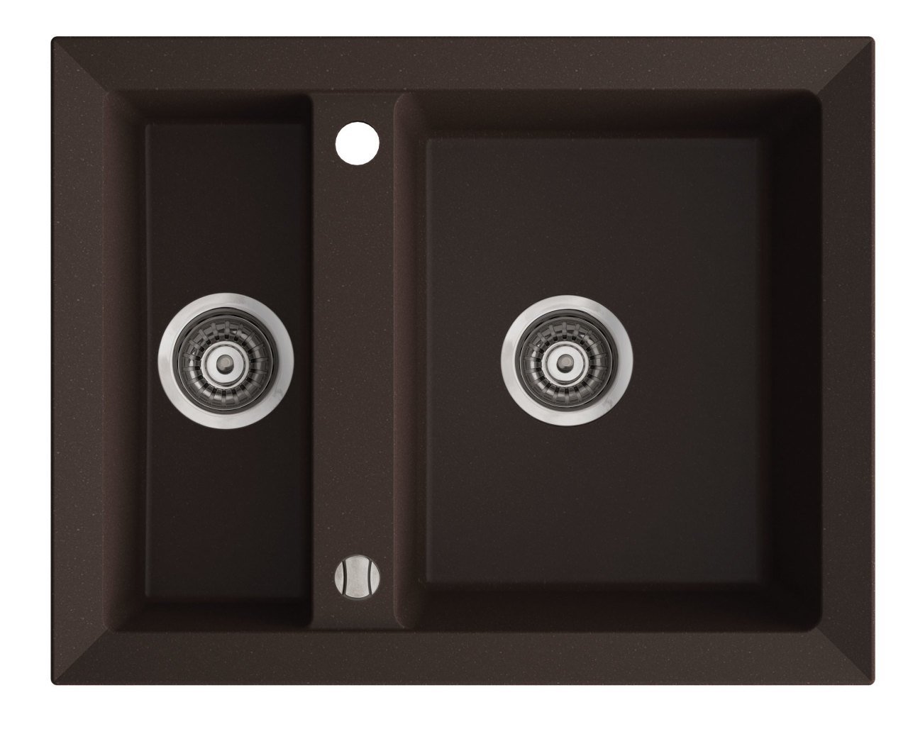 CIRE 630 Granit Evye 1,5 Gözlü Damlalıksız Siyah Metalik