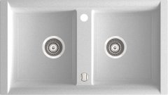 PROFIR 860 Granit Evye 2 Gözlü Damlalıksız Mermer Beyazı