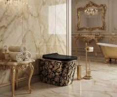 5022 BG Klozet Gold-Siyah