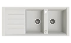 PROFIR1160 Granit Evye 2 Gözlü Damlalıklı Mermer Beyazı