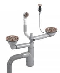 Çift Gider Taşmalı Kumandalı Sifon