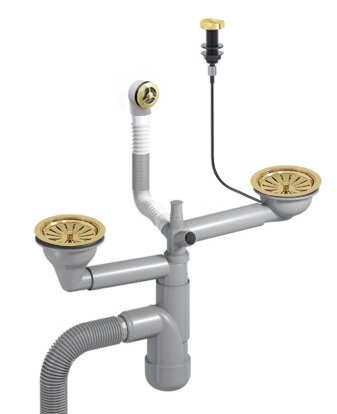 Çift Gider Taşmalı Kumandalı Sifon