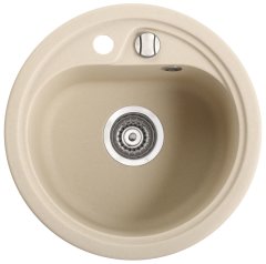 VASK 450 Granit Evye 1 Gözlü Damlalıksız Krem (Ecru)