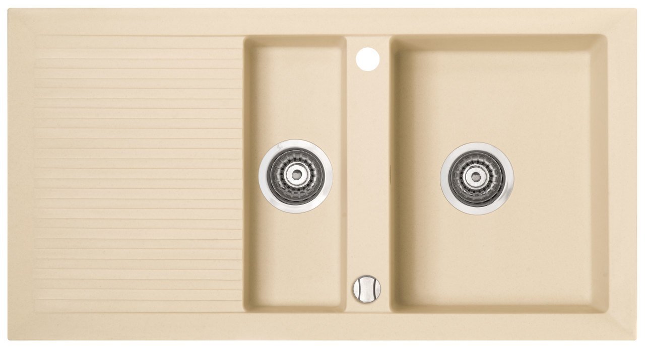 CIRE 940 Granit Evye 1,5 Gözlü Damlalıklı Krem (Ecru)