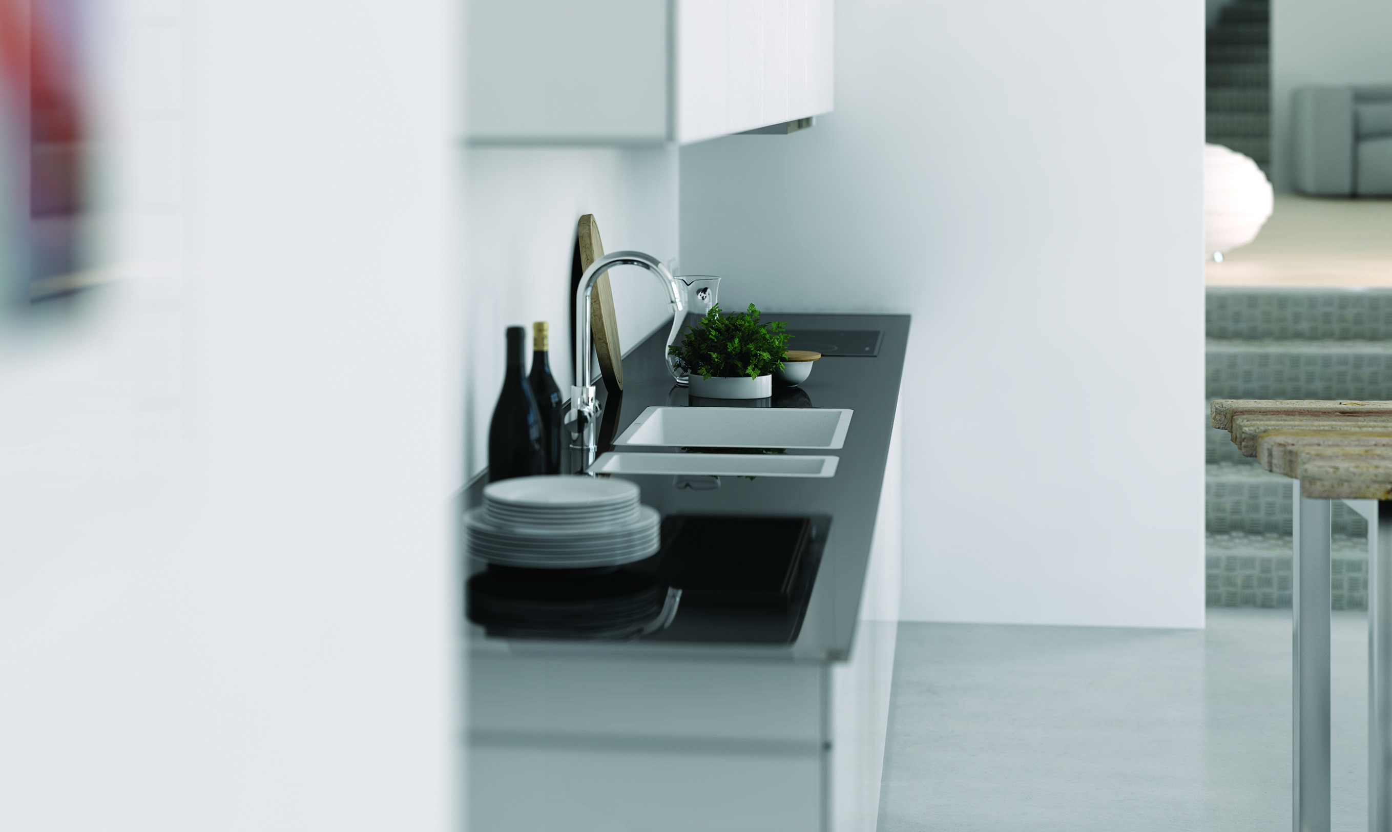 Lando 700 Granit Evye 1 Gözlü Damlalıksız