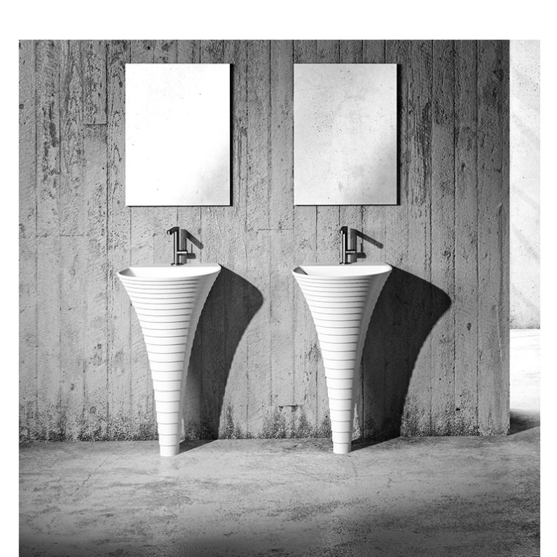 Cascada S Duvara Monte Ayaklı Lavabo