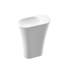 Wega 60 SL Duvara Sıfır Ayaklı Lavabo - Sol