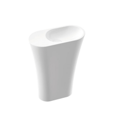 Wega 60 SR Duvara Dayalı Monoblok Lavabo - Sağ