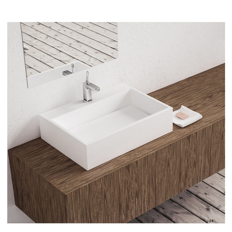 Modico 60 Makyaj Masası/Tezgah Üstü Lavabo