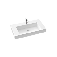 Teo 80 Makyaj Masası/Gömme Lavabo/Duvara Monte Lavabo